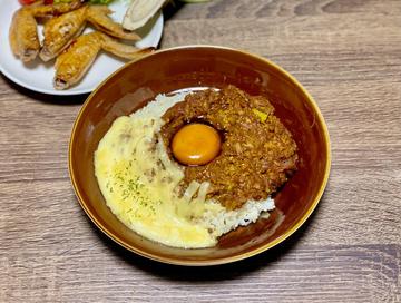 チーズキーマカレー