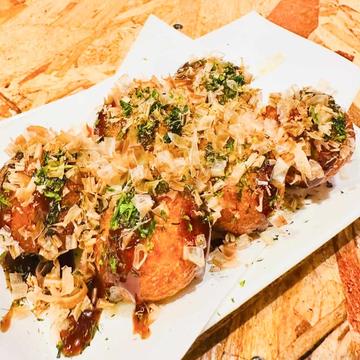 揚げたこ焼き