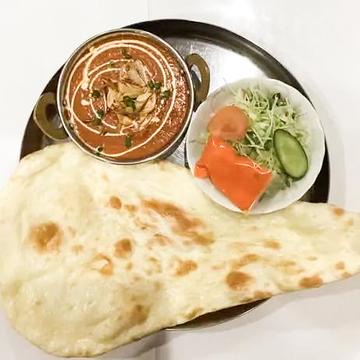 ガーリックチキンカレーセットGarlic chicken curry set