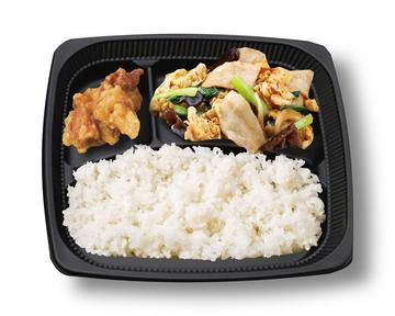 豚肉とキクラゲの玉子炒め弁当