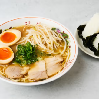 味玉付き！ 中華そば+おむすび2個