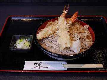 海老天ぶっかけそば