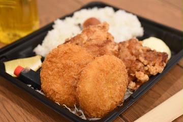 ジューシーBIG唐揚げ＆クリームコロッケ弁当