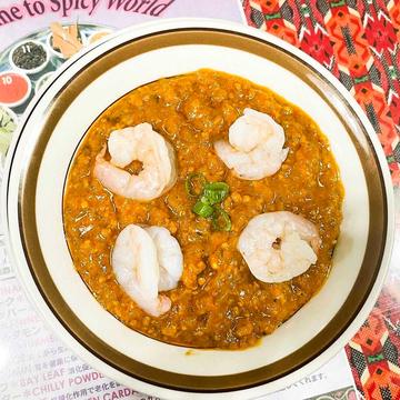 プラウンキーマカレー prawn keema curry
