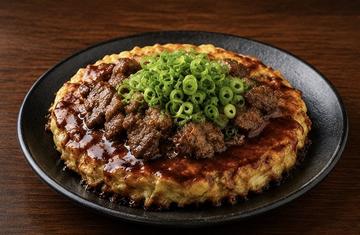 牛すじお好み焼き