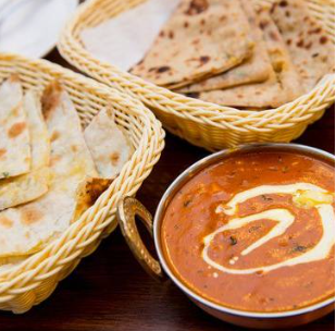 Butter Chicken & Cheese Nan バターチキンとチーズナン