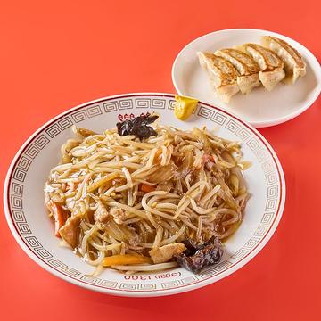 かた焼きそば+ギョーザ(4個)