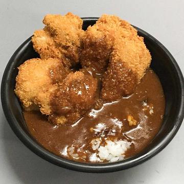チキンカツカレー丼大盛 ご飯大盛、ルー大盛