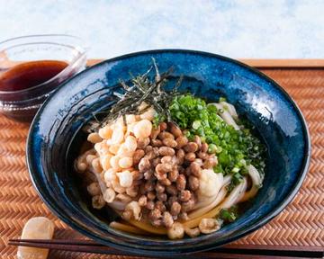 納豆ぶっかけうどん