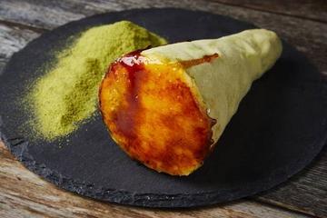 抹茶アイスクレープブリュレ Matcha Ice Cream Crepe Brulee