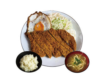 【手作り自慢】とんかつ定食(ミニそば付き)