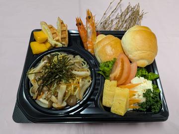 きのこの和風パスタコンボ