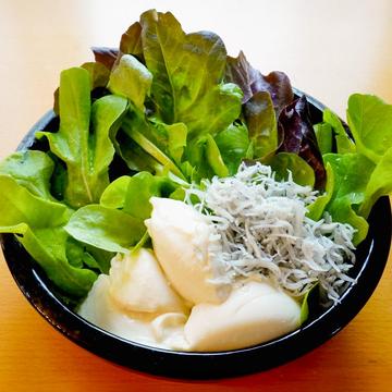 おぼろ豆腐の和風サラダ