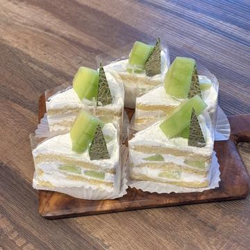 メロンのショートケーキ