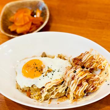 韓国式満足セット(チキン3個+炒飯)