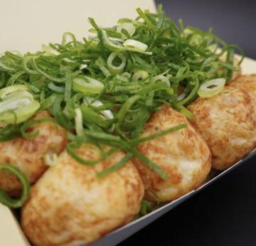 【当店人気No.3】ネギかけ たこ焼き12個 Takoyaki with Green Onions 12Pieces