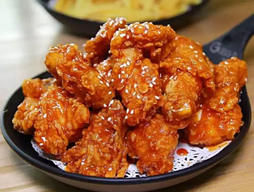 韓国式フライドチキン一匹(骨付き)ヤンニョムチキン