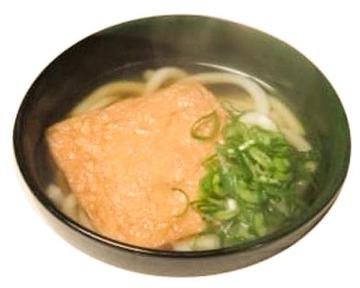 半きつねうどん【麺具と出汁は別盛】