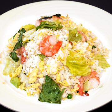 エビとレタスのチャーハン【蝦仁生菜炒飯】