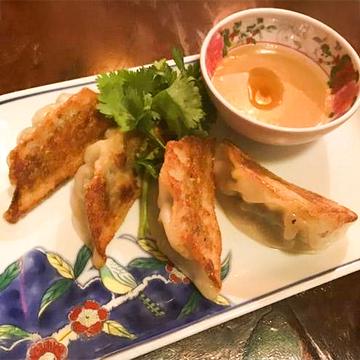 パクチー焼き餃子4ケ