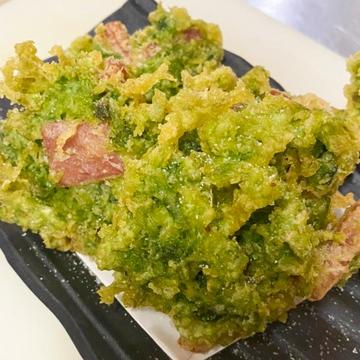 ポークとアーサの天ぷら