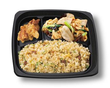 豚肉とキクラゲの玉子炒め弁当