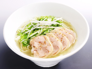 さっぱり蒸し鶏ラーメン