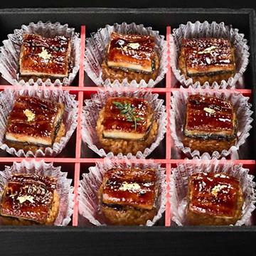 歓喜の一口鰻おむすび 黒 9個入り
