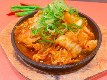 鉄板豚キムチ