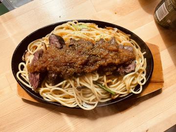 ステーキスパゲティ