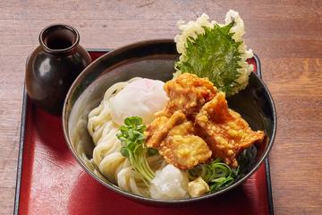 鶏カラぶっかけうどん(冷)