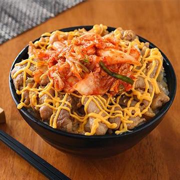 キムチーズにんにく醤油豚丼並(お肉200g)