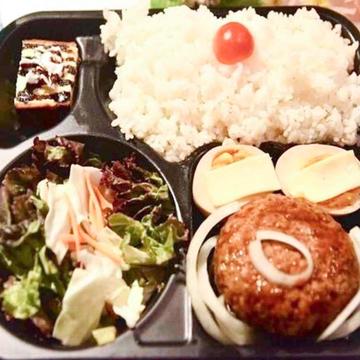 牛肉ハンバーグセット beef hamburg set