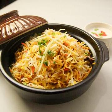 プラウンビリヤニ Prawn Biryani(ライタ付き)