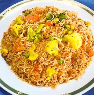 ベジタブルビリヤニ/Vegetable Biryani