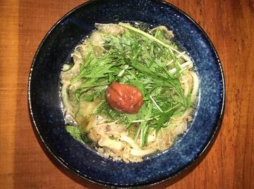 ハリハリ梅かすうどん