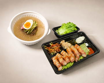 【人気No.1】サムギョプサル+水冷麺セット【ご飯付き】
