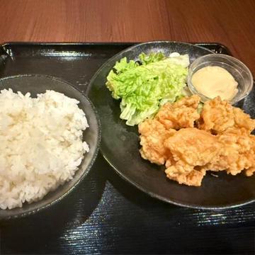 唐揚げ定食(タルタルソース)