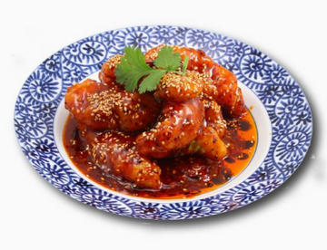 白身魚の炎の旨辛唐揚げ