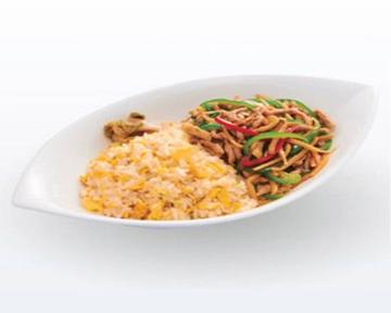 炒飯プレート(チンジャオ＆玉子炒飯)Fried rice plate (Chinjao ＆ egg fried rice)