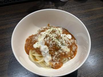 ミートソースパスタ