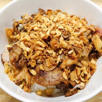 フライドガーリック豚丼