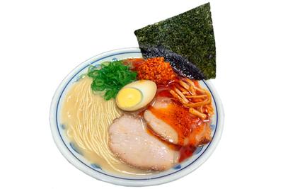 赤いとんこつめん