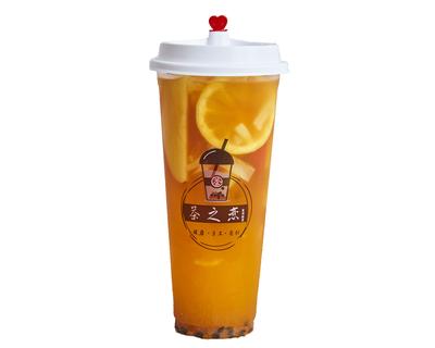 茶之恋ミックスフルーツティー(黒糖タピオカなし) Lサイズ Chanokoi's Mixed Fruit Tea (Without Brown Sugar Tapioca Pearls) (Large)