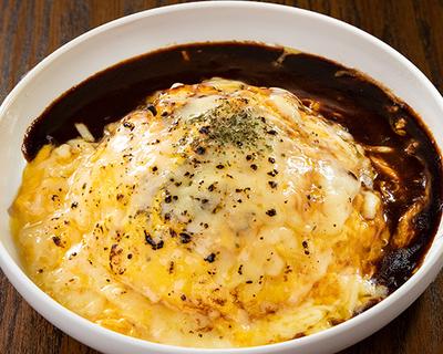 炙りチーズデミオムライス