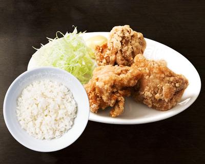 鳥のから揚げ・ライスセット