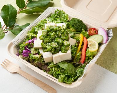 豆腐＆オクラのヘルシーサラダ Tofu＆Okura Salad