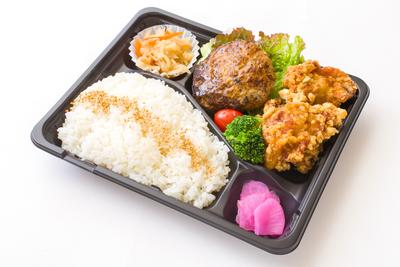 手ごねハンバーグ弁当
