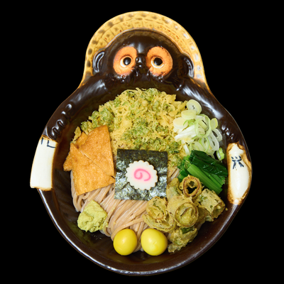 自家製ネギ天かす冷やしたぬきそば