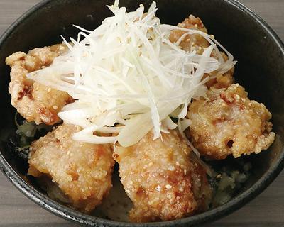 F-1113】ねぎ塩からあげ丼Salt Flavored Fried Chicken Rice Bowl with Minced Green Onions
